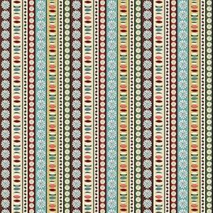 1yd (up to 12 yds UNCUT available) Michael Miller Fabric Coffee Stripe, Multi